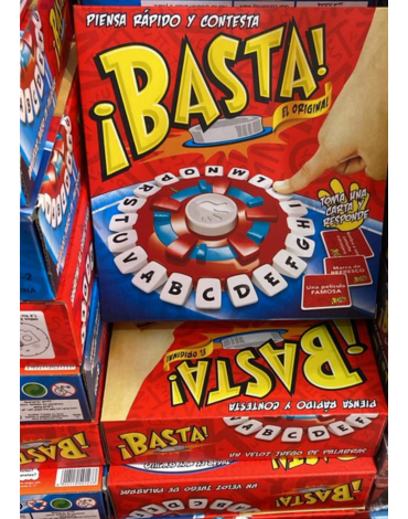 Juego de Mesa Basta x 4 Unds. Medida: 18 x 18 cm aprox.