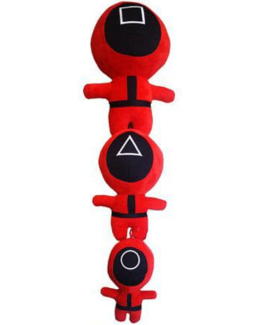 Peluche Juego del Calamar x 4 Unds. Medida: 23 cm aprox.