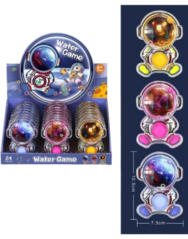 Juego de Agua Diseño Astronauta x 12 Unds.