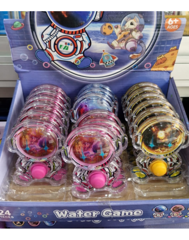 Juego de Agua Diseño Astronauta x 12 Unds.