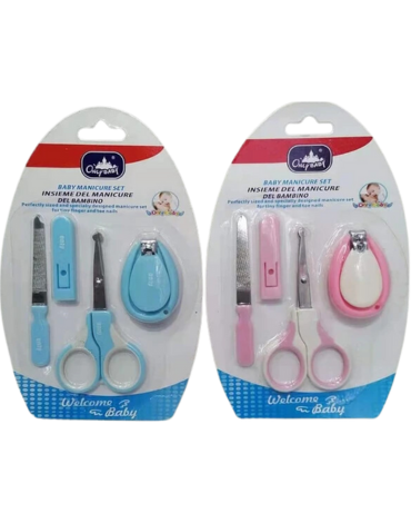 6 Set de Manicure para Bebé Colores Surtidos (1 Set Trae 4 Pcs)