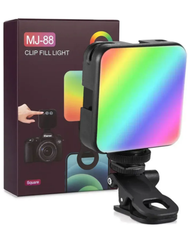 Panel Led para Selfies Luz RGB Color Único x 4 Unds.