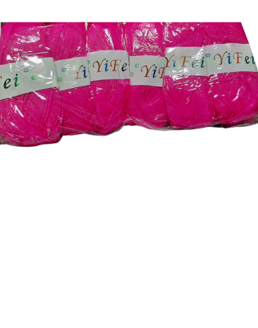 Lana de 1 Hebra Yi Fei x 18 Unds. Peso:100 Gramos