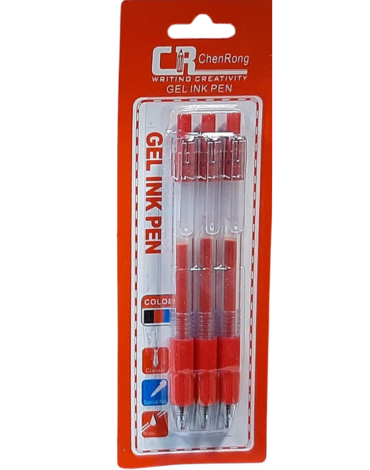 12 Set de Lápices de Gel (Cada Set Trae 3 Pcs)
