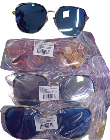 Lentes de Sol para Adultos Colores Surtidos x 12 Unds.
