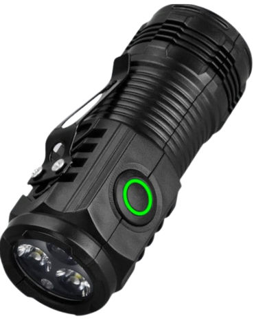 Mini Linterna Led Recargable Color Único x 6 Unds.