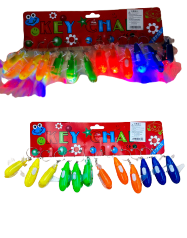 6 Set de Llavero de Avión Led (1 Set Trae 12 PCS).