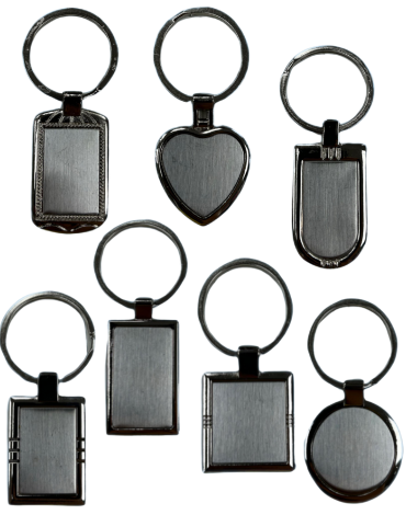 Llaveros Metalico Para Personalizar (Elegir Modelo) x 12 Unds.