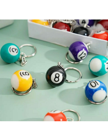Llavero Diseño Pool Colores Surtidos x 16 Unds.
