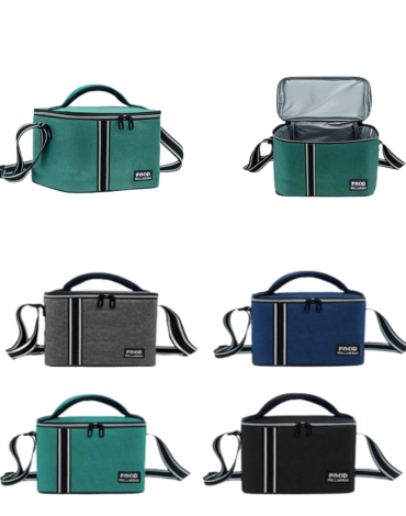Lonchera Colores Surtidos x 6 Unds. Medida: 23 x 15 x 16 cm aprox.