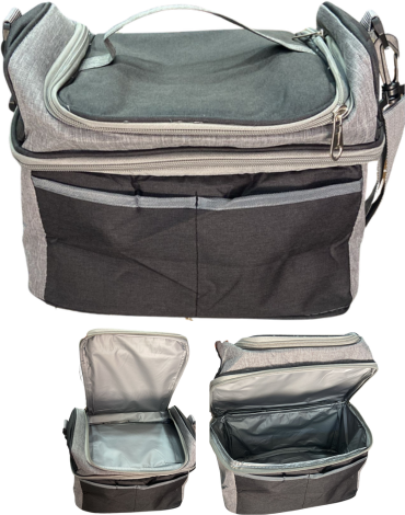 Lonchera Termica Colores Surtidos x 6 Unds. Medida: 27.5 x 17x5 x 24 cm aprox.