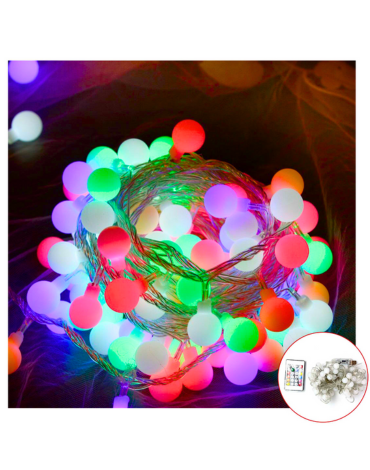 Guirnalda Led Decorativa USB x 12 Unds. Medidas: 7.5 m aprox.