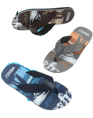 Sandalias de Hombre Colores Surtidos x 36 Pares Talla: 40 al 45