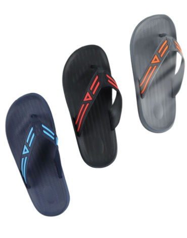 Sandalias de PVC Hombre Colores Surtidos x 36 Pares Talla: 40 al 45