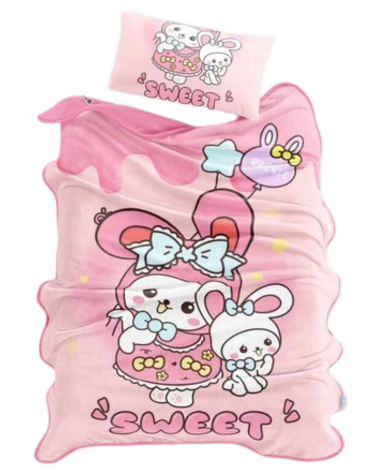 Manta Infantil Plush x 4 Unds. Medida: 100 x 140 cm aprox.