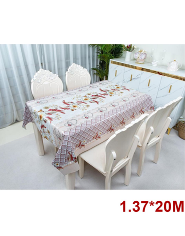 Mantel PVC Impermeable x 40 Unds. Medidas : 1.37 × 20 m aprox.