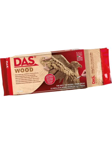 Pasta para Modelar DAS Wood x 4 Unds. Medida: 350 gr aprox.