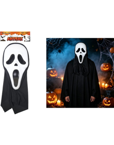 Mascara Scream de Halloween Color Único x 6 Unds.