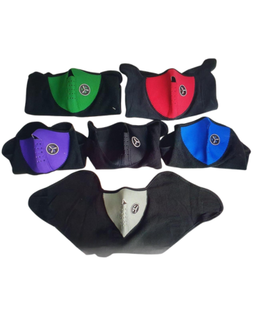 Máscara Motociclista Colores Surtidos x 12 Unds. Medidas: Estándar