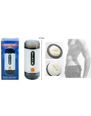 Masturbador Masculino x 4 Unds. Medida: 17.5 cm aprox.