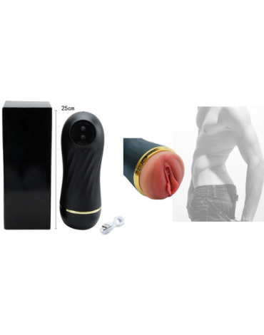 Masturbador Masculino con USB x 4 Unds. Medida: 25 cm aprox.
