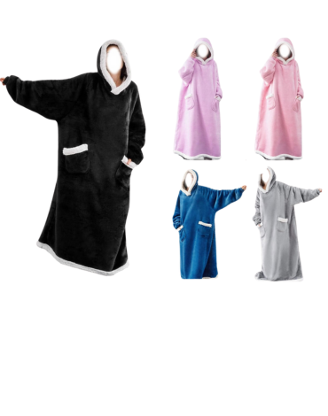 Maxi Polerón Unisex Plush Interior Chiporro Extra Grande x 12 Unds.Tallas: L-XXL / XXXL