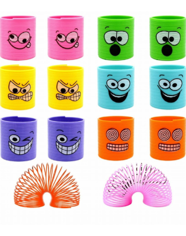Mini Resortes Diseño Emojis x 48 Unds.