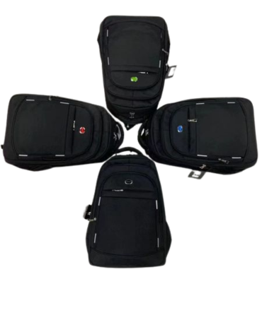 Mochila Color Negra  x 6 Unds. Medidas: 54 x 36 x 16 cm aprox.