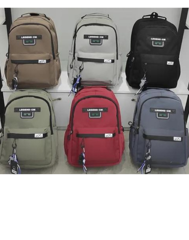 Mochila de Universitario Colores Surtidos x 6  Unds.Medida: 46  x 33 x 14 cm aprox