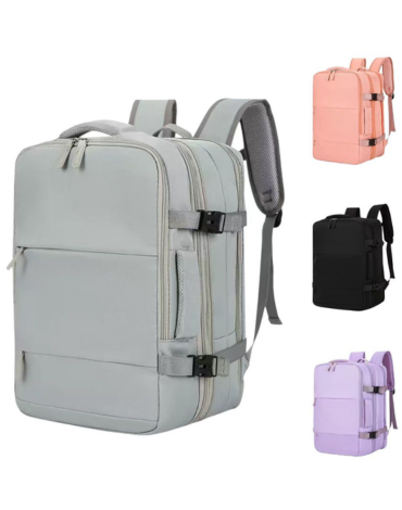 Mochila de Viaje Colores Surtidos x 6 Unds. Medida: 29 x 17 x 44 cm aprox.