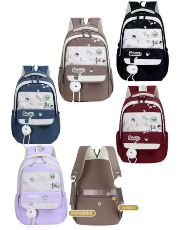 Mochila Universitaria Colores Surtidos x 6 Unds. Medida: 48 x 33 cm aprox.