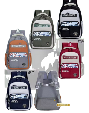 Mochila Juvenil Colores Surtidos x 6 Unds.