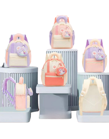 Mochila Infantil Unicornio con Monedero Colores Surtidos x 6 Unds. Medida: 28 x 24 x 11 cm aprox.