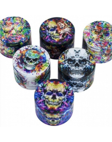 Moledor Diseños Calaveras x 4 Unds. Medida: 50 mm aprox.
