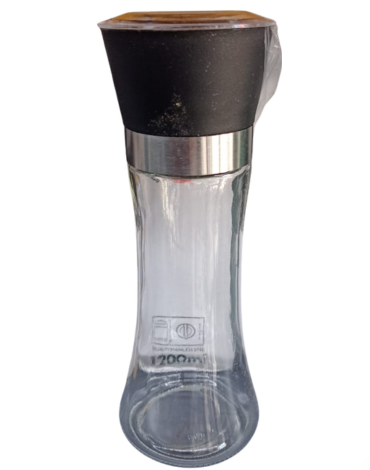 Molinillo de Vidrio para Pimienta x 6 Unds.Medida : 300 ML aprox.