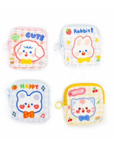 Monedero con Broche Animalitos x 12 Unds.