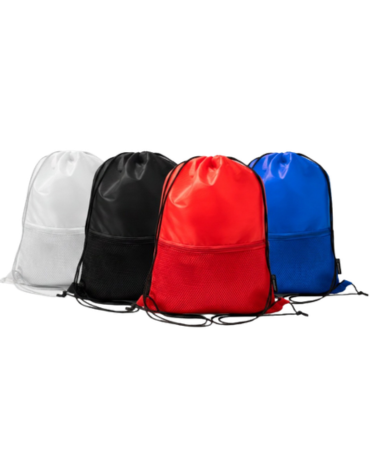 Morral Deportivo con Cierre (Elegir Color) x 24 Unds. Medida: 43 x 31 cm aprox.