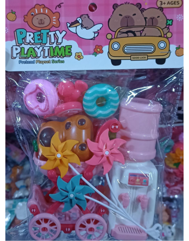 Accesorios con Capibara Colores Surtidos x 4 Unds.