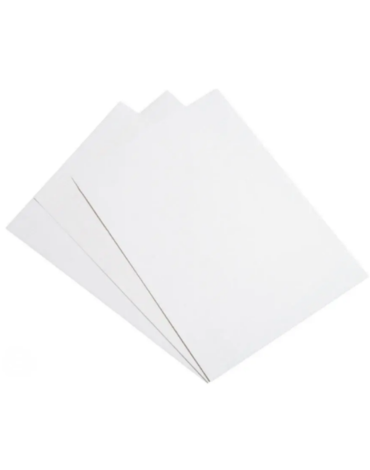 Papel Opalina Carta 200 Color Blanco Gofrada x 100 Unds.