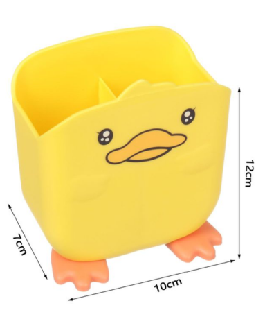 Porta Lápiz Diseño Patito x 12 Unds. Medida: 7 x 10 x 12 cm aprox