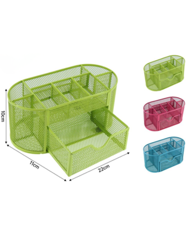 Organizador de Escritorio Colores Surtidos x 4 Unds. Medida: 10 x 11 x 22 cm aprox
