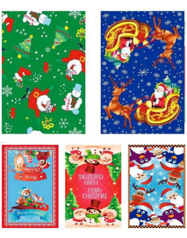 Paños de Cocina Navideños Modelos Surtidos x 12 Unds. Medida: 40 x 60 cm aprox