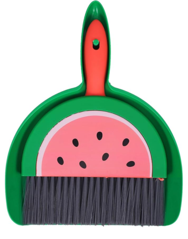 6 Set de Pala con Escoba. Medida: 23 x 18 cm aprox (1 Set Trae: 2 PCS)
