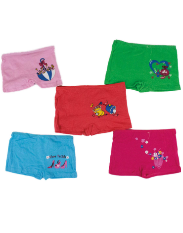 Pantaleta para Niñas Estampada x 24 Unds. Tallas: 2-4 / 4-6 / 6-8 / 8-10