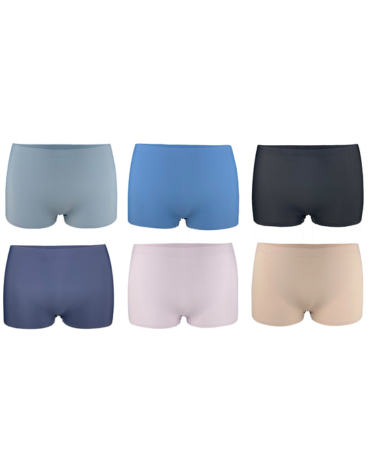 Calzon Liso Invisible Colores Surtidos x 12 Unds. Tallas: M - L - XL