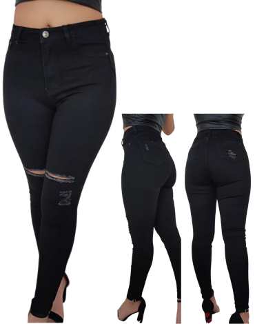 Pantalón Jeans Elasticado con Push Up de Mujer x 6 Unds. Tallas: 36 - 38 - 40 - 42 - 44 -46