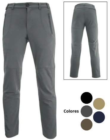 Pantalón Softshell Térmico de Hombre (Elegir Talla y Color) x 6 Unds. Tallas: