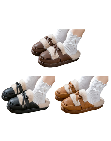 Pantufla Mocasín Peludo Colores Surtidos x 60 Unds. Tallas : 36 al 41