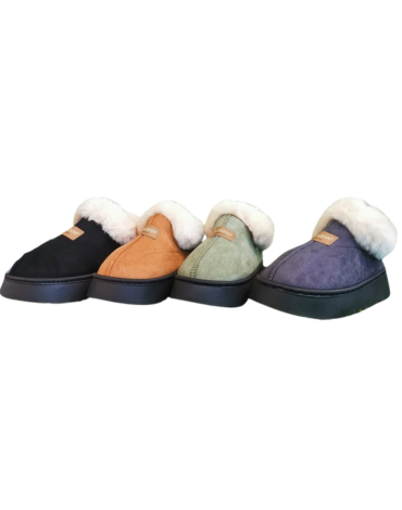 Pantuflas de Dama Colores Surtidos x 24 Pares.Talla: 36 al 41