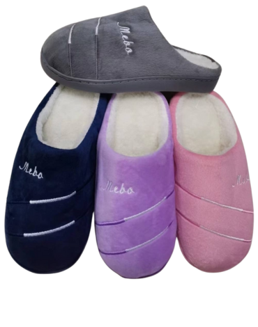 Pantuflas de Mujer sin Talón Colores Surtidos  x 48 Pares Tallas: 36 al 41